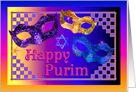 Happy Purim Masks...