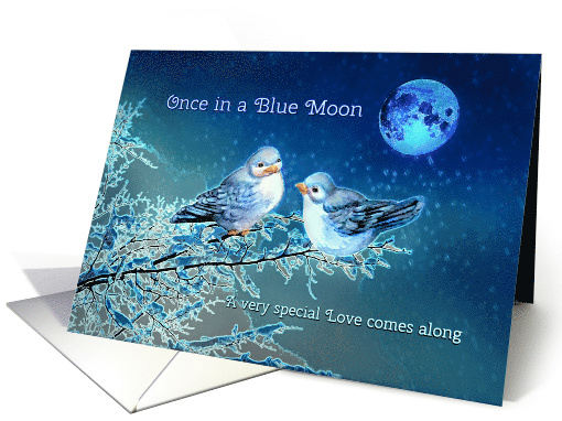Happy Anniversary Bluebirds Under a Blue Moon card (1225360)