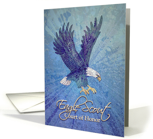 Program for Eagle Scout Court of Honor Awards Ceremony, Eagle card