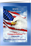 Basic Military Training Air Force BMT Congratulations Custom Front card