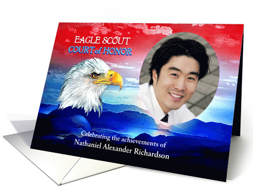 Eagle Scout Court of Honor Invitation, Eagle & Sunrise... (1368226)