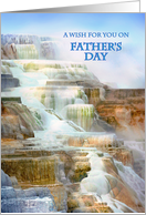 Happy Father’s Day Yellowstone Park Mammoth Hot Springs card