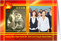 From Business, Happy Chinese New Year of the Monkey Photo Card