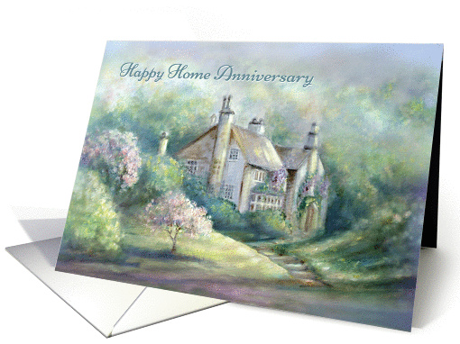 Happy Home Anniversary from Realtor, House Anniversary/Birthday card