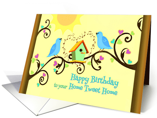 Happy Birthday to your House, Home Anniversary from Realtor card