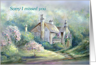 Sorry I Missed You from Sales Solicitation with Country Home card