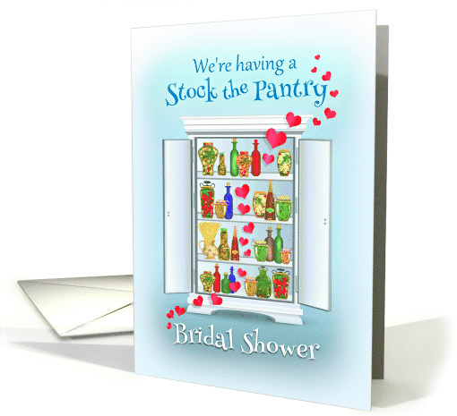 Stock the Pantry Bridal Shower Invitation, Cupboard Full... (1563318)