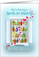 Stock the Pantry Bridal Shower Invitation, Cupboard Full of Goodies card