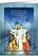 Thank You for Support of my Mission Trip, Jesus Light of the World card