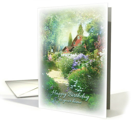 Happy Birthday to your House, Home Anniversary from Realtor card