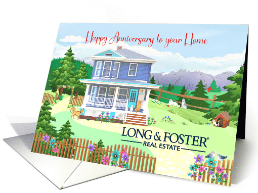 Long and Foster with New Logos and Inside Text for Glenda Morris card