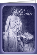 Sympathy, Believe in the Resurrection, Christian Condolences card
