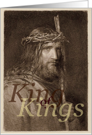 Happy Easter Jesus as King of Kings Christ is Risen card