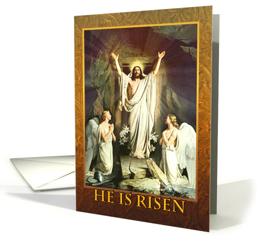 Christ's Resurrection, He is Risen, Jesus & Angels on... (794104)