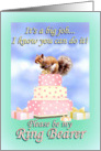 Ring Bearer, Cute Squirrel card