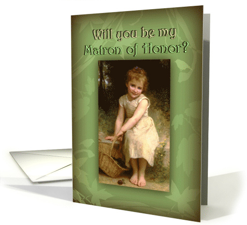 Matron of Honor Please be my Matron-of-Honor Sweet Girl... (800123)