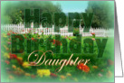 To Daughter, Birthday Flower Garden card