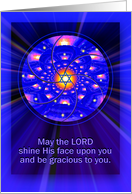 Bat Mitzvah Blessings and Congratulations with Star of David card