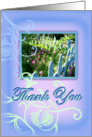 Thank You, Blue Picket Fence card