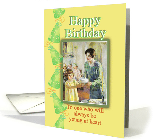 Vintage Birthday Happy Birthday to Young at Heart card (817248)