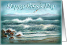 Boss’s Day, Ocean Waves card