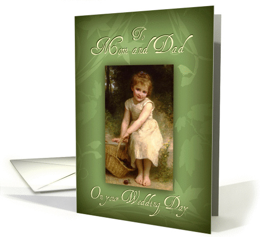 To Mom and Dad from Daughter, Wedding Congratulations card (853322)