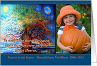 Tree of LIfe Memorial Service Invitation, Photo Card