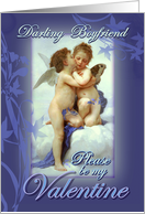 To Boyfriend, Valentine Cherubs card