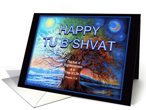 Tu B'Shvat Tree of Life Four Seasons Tree for Jewish Arbor... (884274)