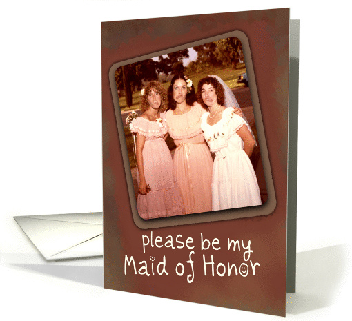 Be My Maid of Honor, Funny Faces Invitation card (895182)