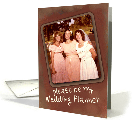 Be My Wedding Planner, Funny Faces Invitation card (895186)