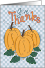 Modern Folk-art Pumpkin Patch and a Thankful Heart card
