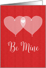 Be Mine Shiplap Valentine Two Hearts as one card