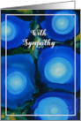 Sympathy card with modern design created by alcohol inks card