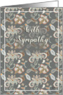 With Sympathy card