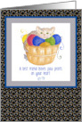 Cat sympathy Card