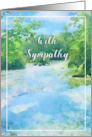Sympathy Waters Flowing card