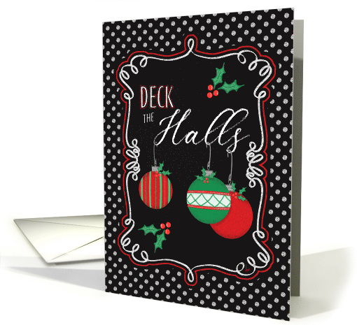Deck the Halls with Holiday Fun Chalk Art with Christmas... (1543670)