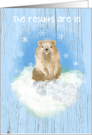 Groundhog Day for the Snow Lover card