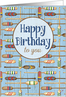 Birthday Greetings for a Person who Loves to be Outdoors on the Water card