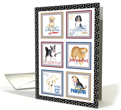 In sympathy A Dog's Life is well lived card (1771656)