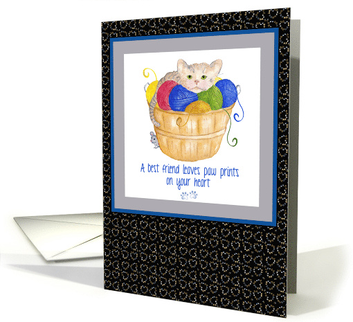 Cat sympathy card (1827162)
