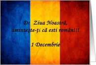 1 decembrie - de ziua noastra Romne card