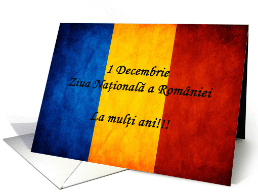 1 decembrie - ziua nationala a Romaniei card (839016)