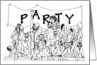 Hanging Party Banner Crew card