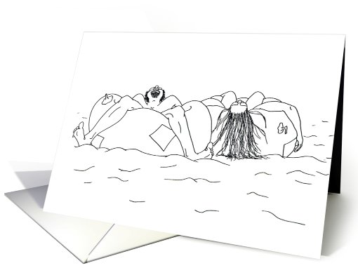 Relaxing Travel Couple card (768885)
