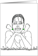 St. Patrick’s Shamrock Lady card