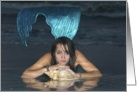 Miss You Mermaid card