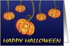 Halloween Night Pumpkin Gang card