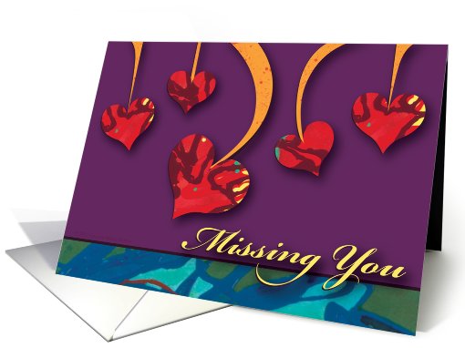 Heart Harvest-Missing You card (773427)